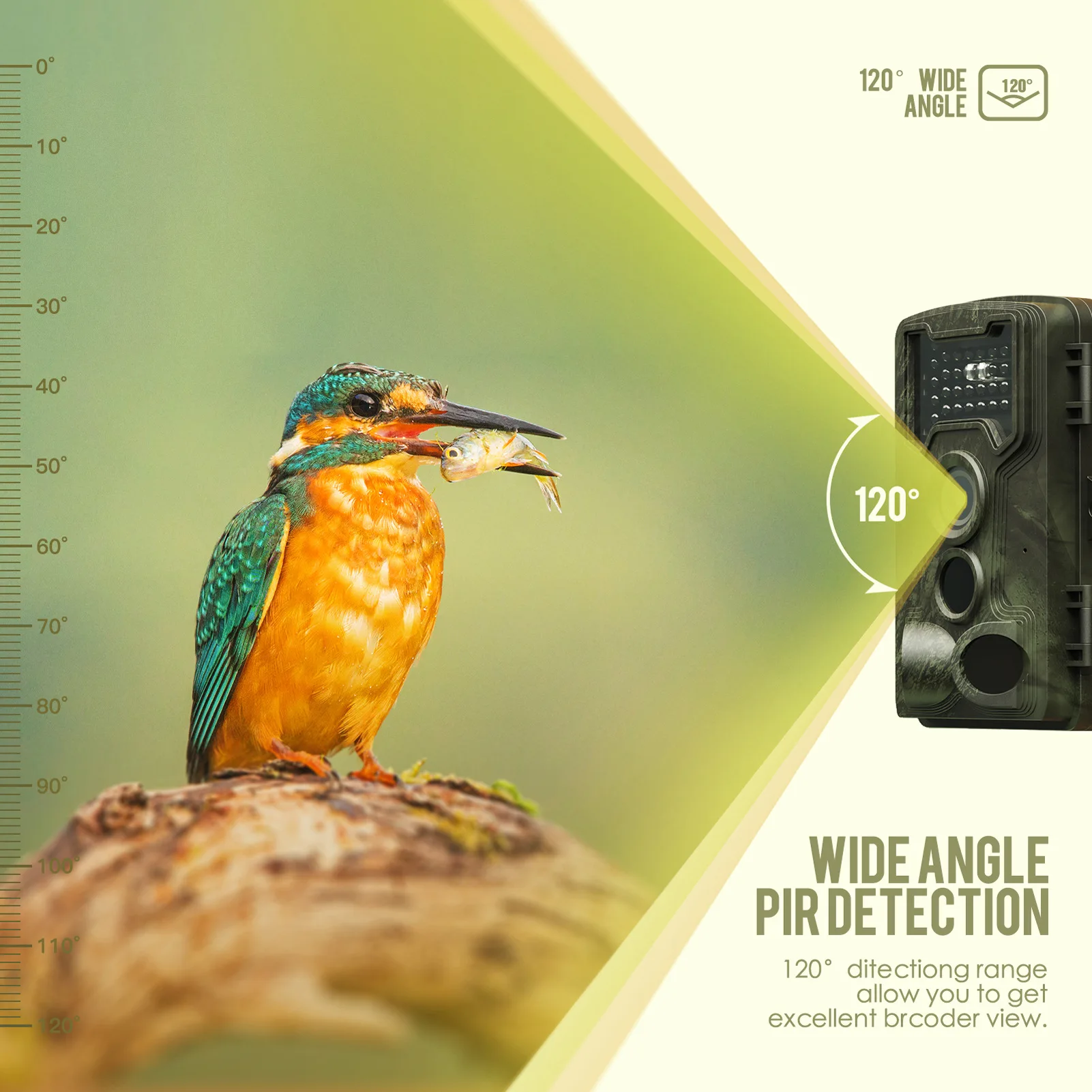 Outdoor Hunting Camera Wifi - Kamera Jejak Berburu 58MP 2.7K dengan