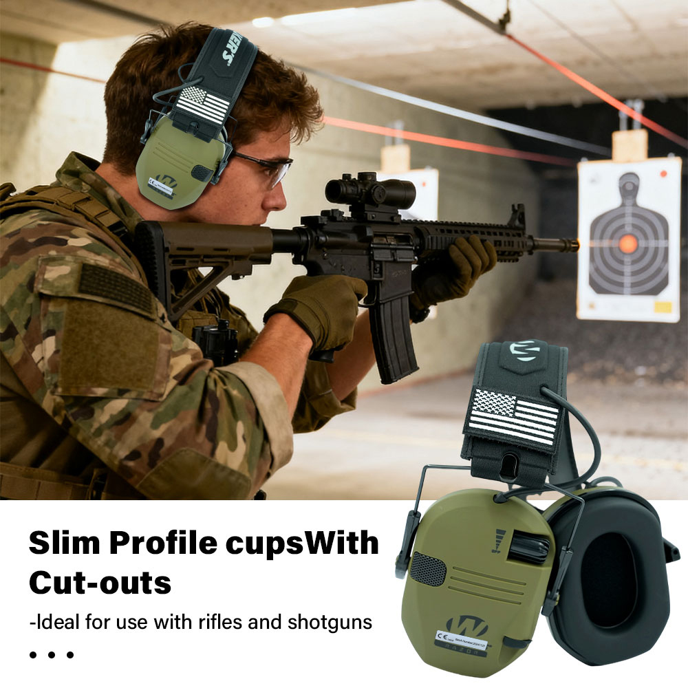 Shooting Ear Muff - Pelindung telinga untuk berburu/berlatih menembak di
