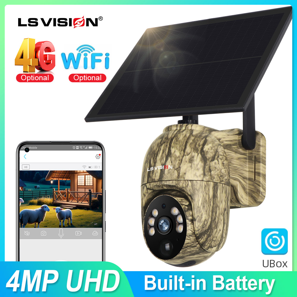 Outdoor Hunting Camera Wireless - LS VISION kamera keamanan tenaga surya