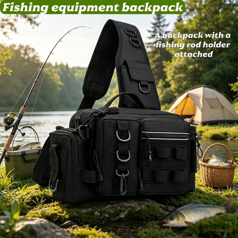 Outdoor Hunting Place - Tas Pancing Outdoor, dengan Ruang Penyimpanan