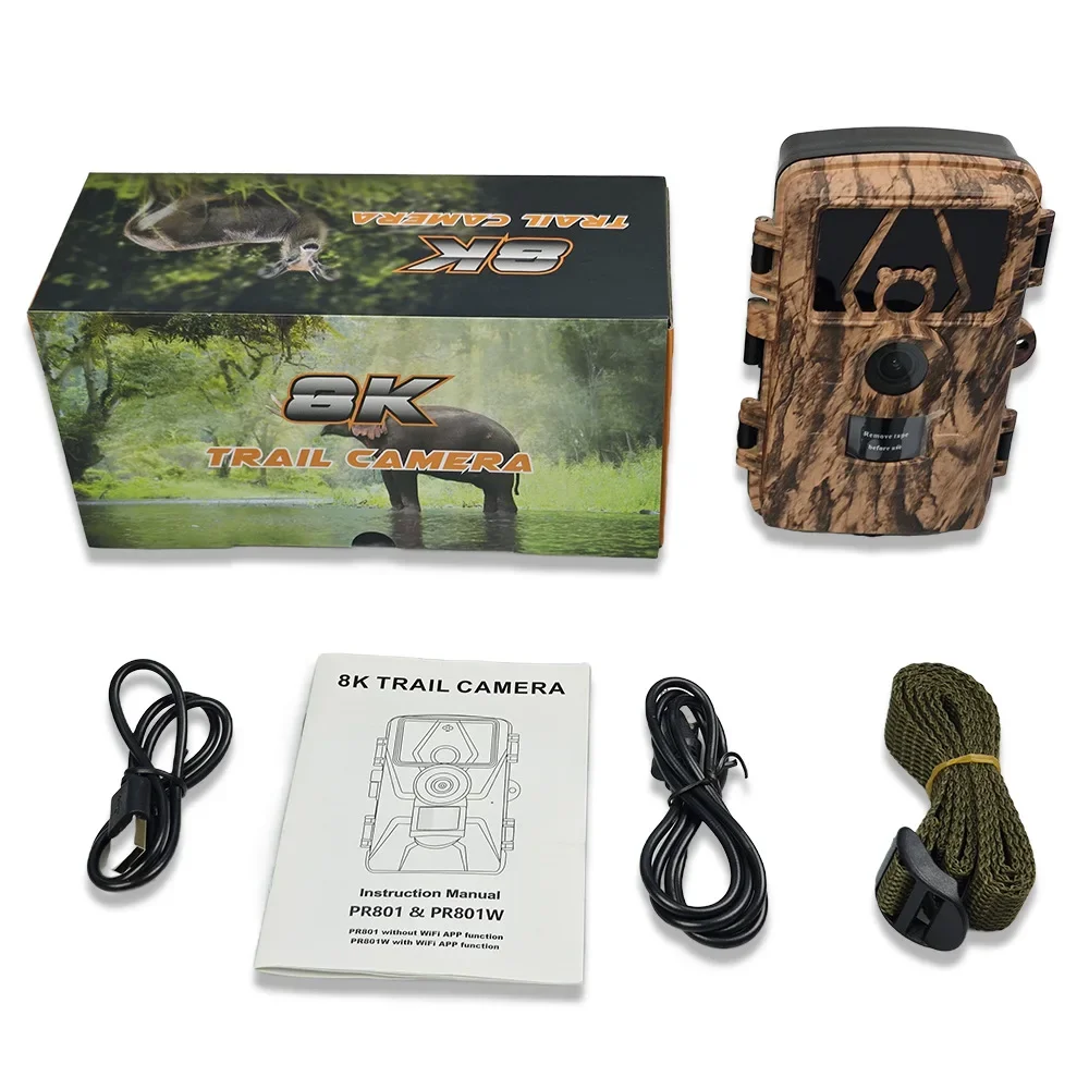 Outdoor Hunting Camera Wifi - Kamera Digital PR801W WIFI 8K 60MP