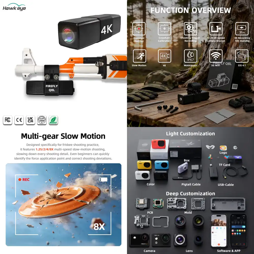 Outdoor Hunting Camera Wireless - Kamera Berburu OEM 4K Firefly Q8