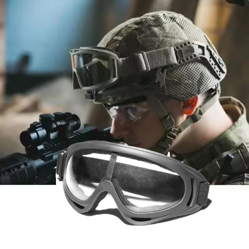 Hunting Outdoor Game - BOOIU Kacamata Helm Taktis CS Paintball