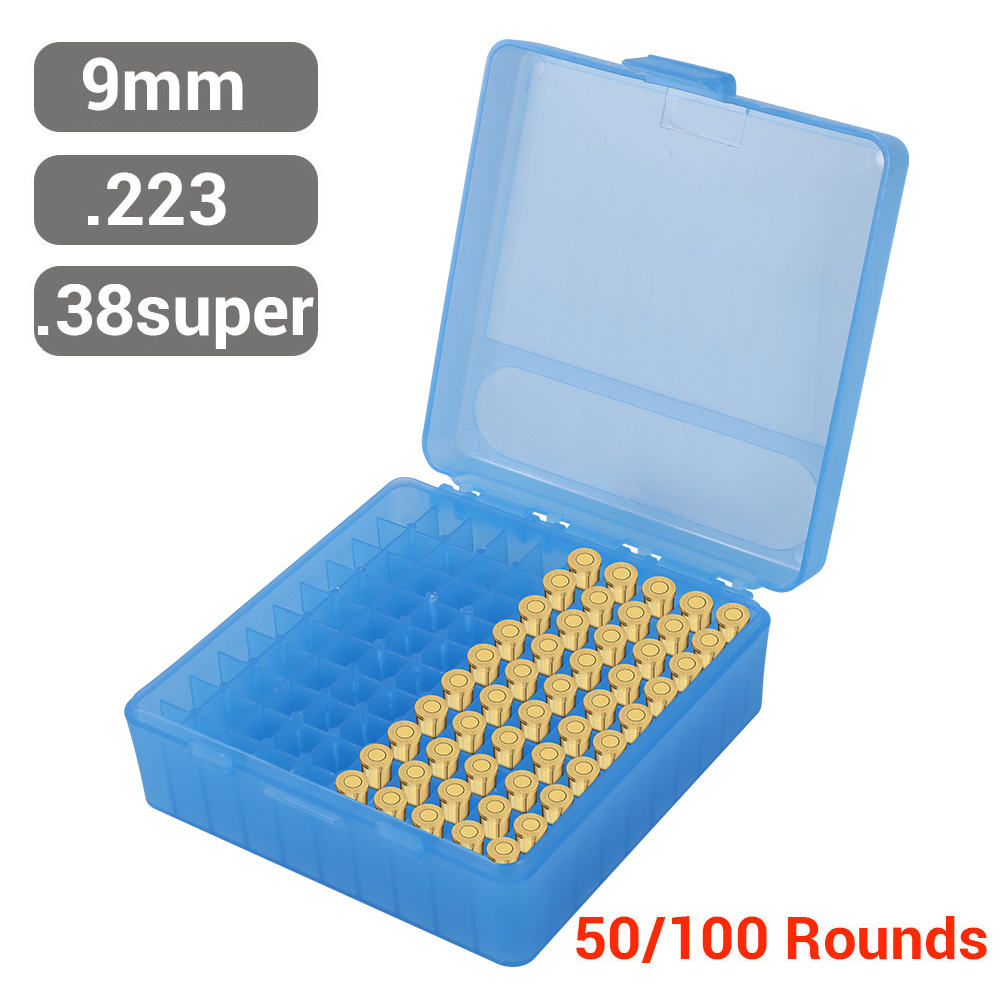 Hunting Outdoor Stores - Kotak peluru taktis 50/100 putaran, casing