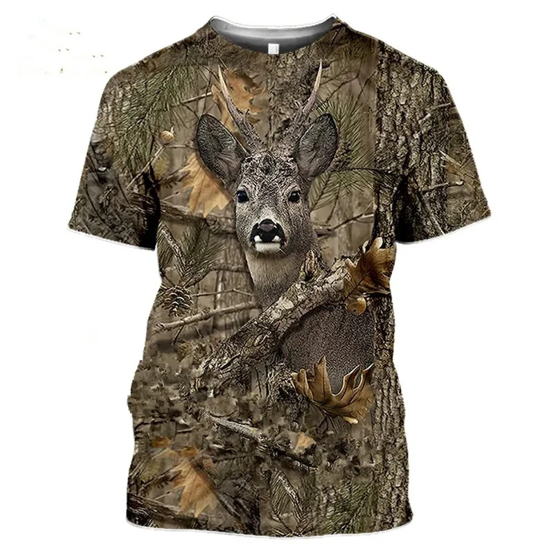 Wildman Hunting & Outdoor Nelspruit - Kaos 3D Motif Kamuflase Babi Hutan