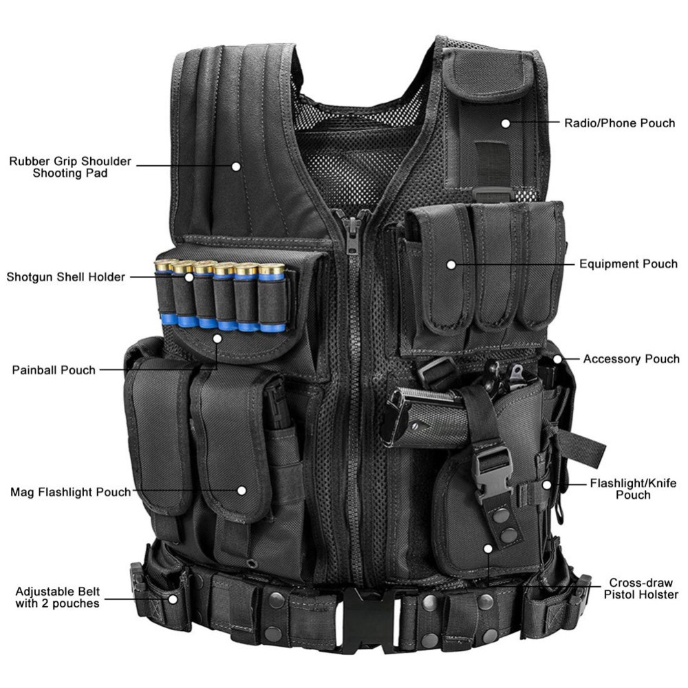 Rompi taktis Molle dapat dises - Hunting Outdoor Game ulasan dan harga