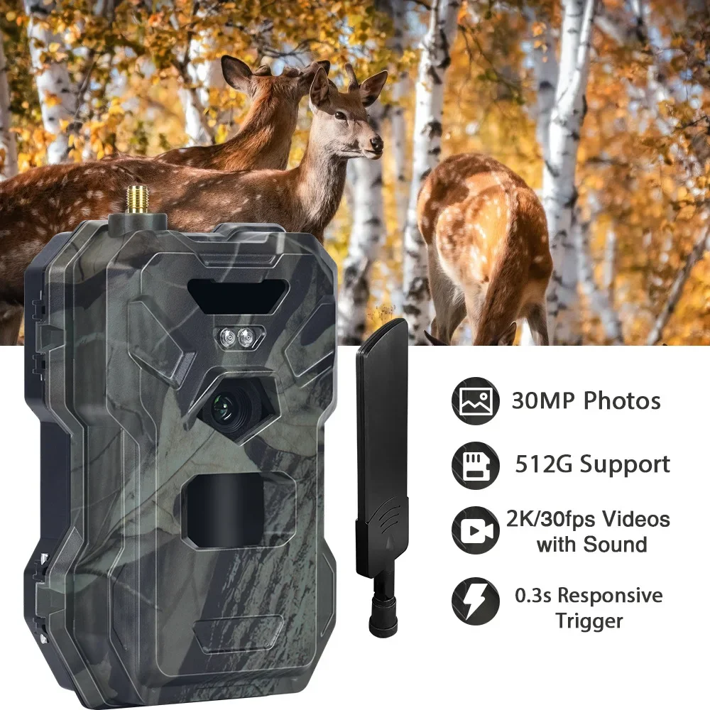 HC-880Pro 4G 30MP HD 2K Permai - Outdoor Hunting Camera Wireless ulasan dan harga
