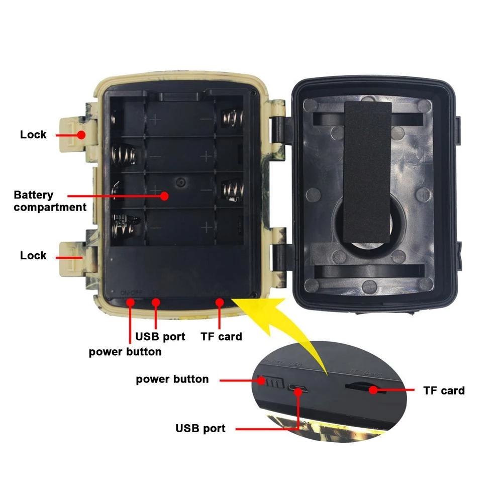 Kamera berburu jejak Mini, kam - Outdoor Hunting Camera Wireless ulasan dan harga