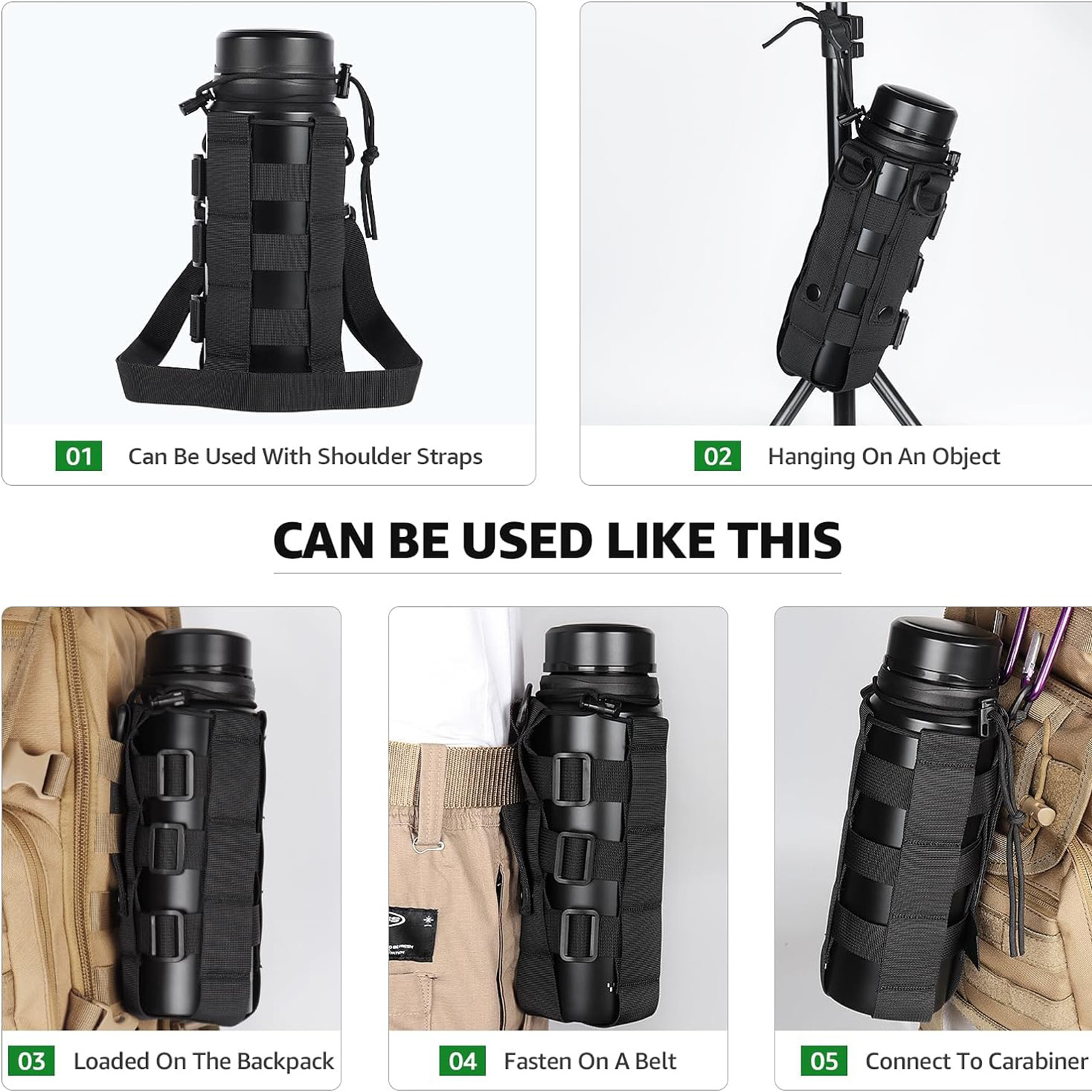Molle wadah botol air untuk ra - Outdoor Hunting Backpack ulasan dan harga