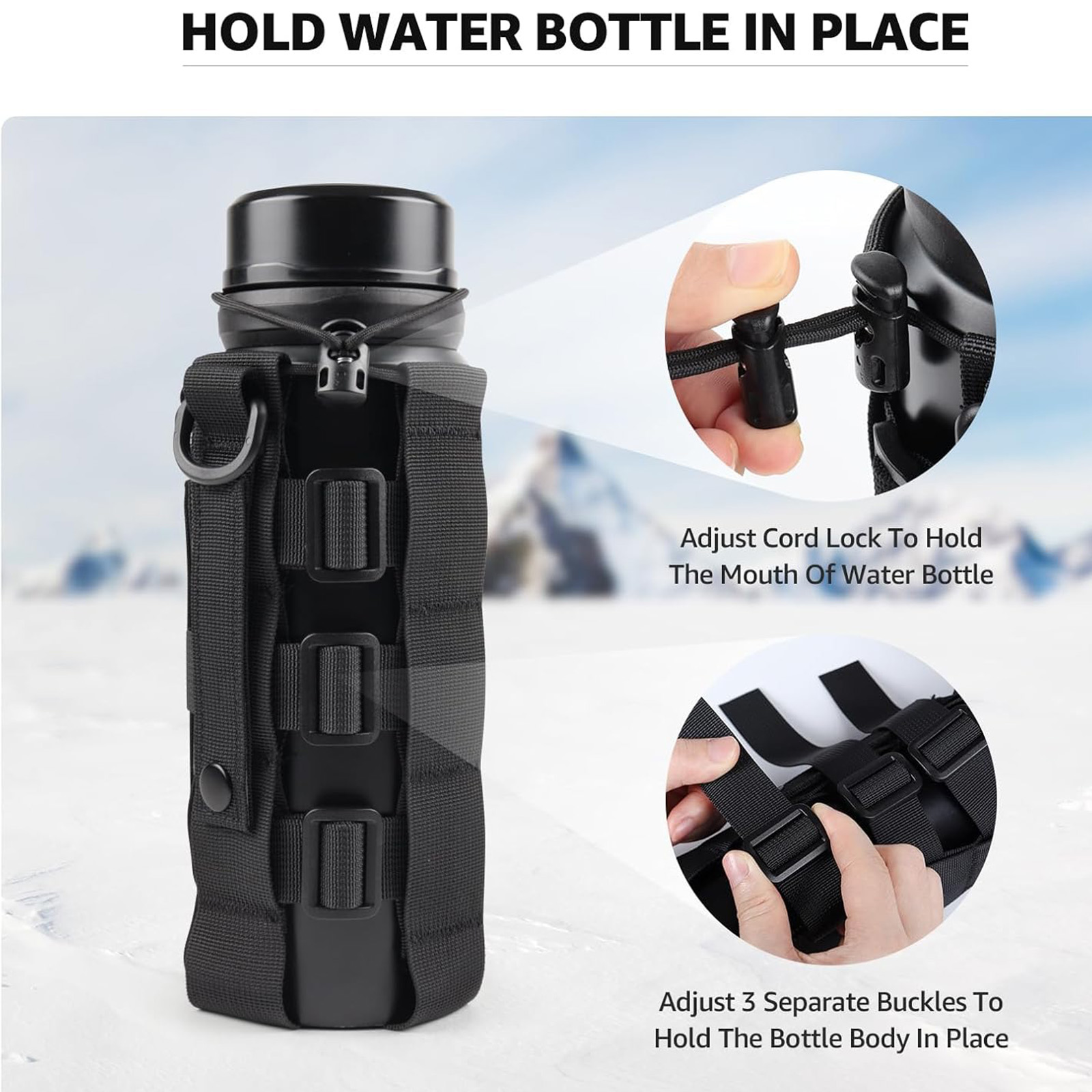 Molle wadah botol air untuk ra - Outdoor Hunting Backpack ulasan dan harga