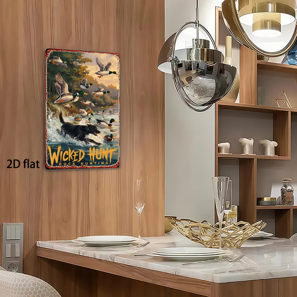 Seni Dinding Logam 2D Vintage  - Wildman Hunting & Outdoor Nelspruit ulasan dan harga