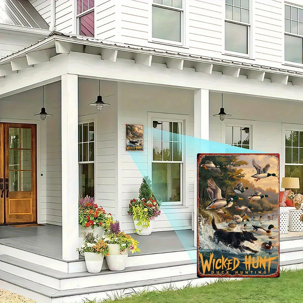 Seni Dinding Logam 2D Vintage  - Wildman Hunting & Outdoor Nelspruit ulasan dan harga