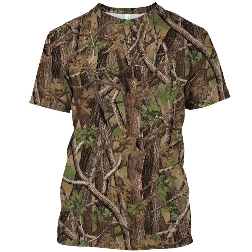 Kaos Kamuflase Musim Panas unt - Hunting And Camping In Jungle ulasan dan harga