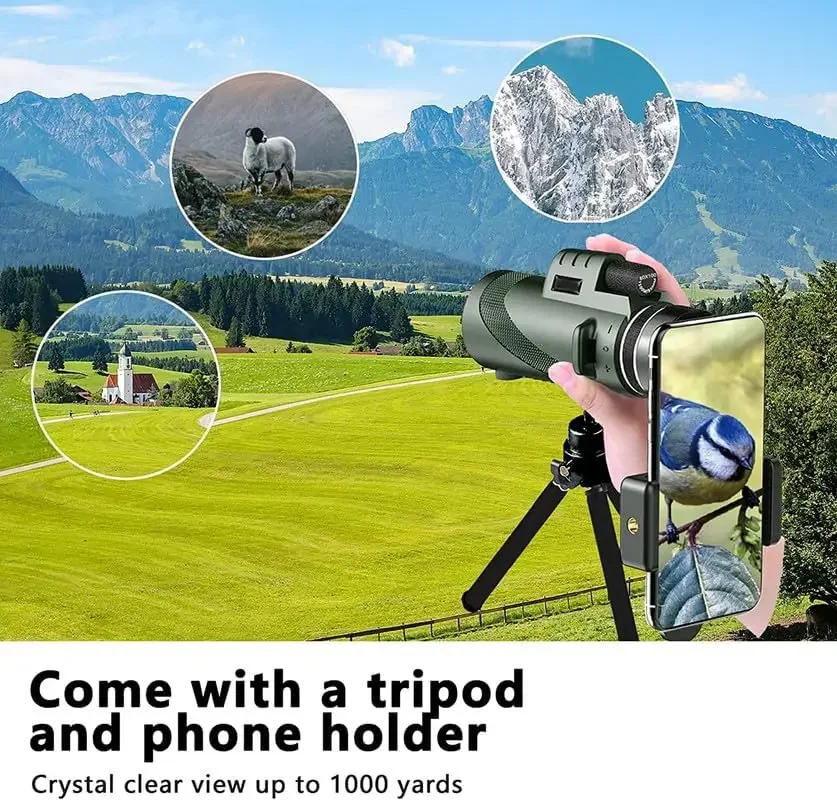 Monokuler HD 80x100 untuk adap - Monocular Night Vision ulasan dan harga