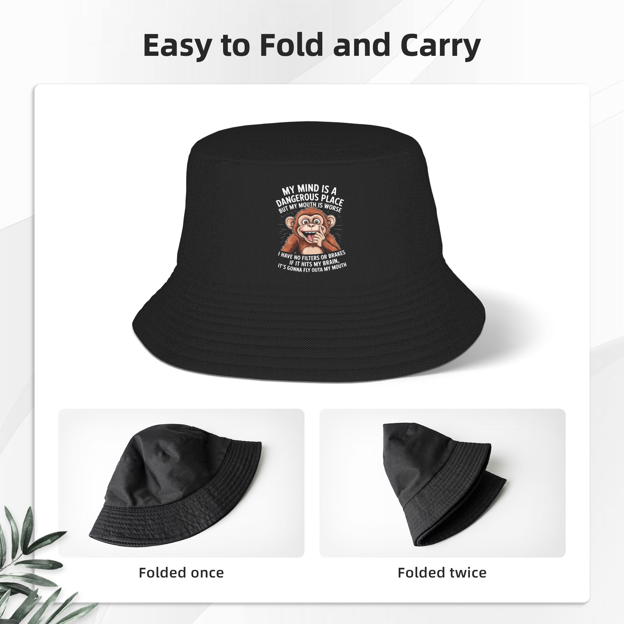 Topi Bucket Kutipan Sarkastik  - Outdoor Hunting Place ulasan dan harga