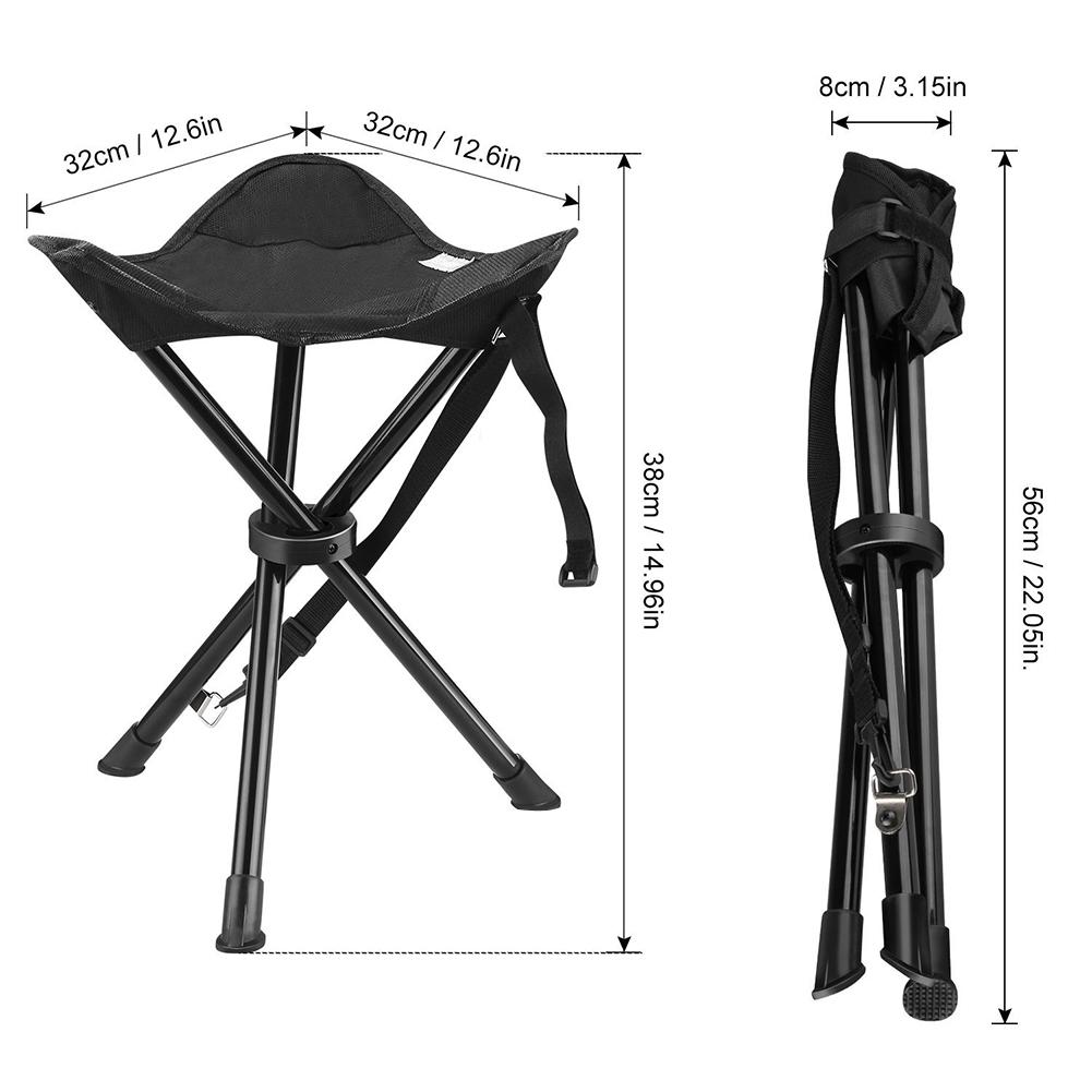 Bangku Tripod portabel, kursi  - Hunting And Fishing Outdoor Chairs ulasan dan harga