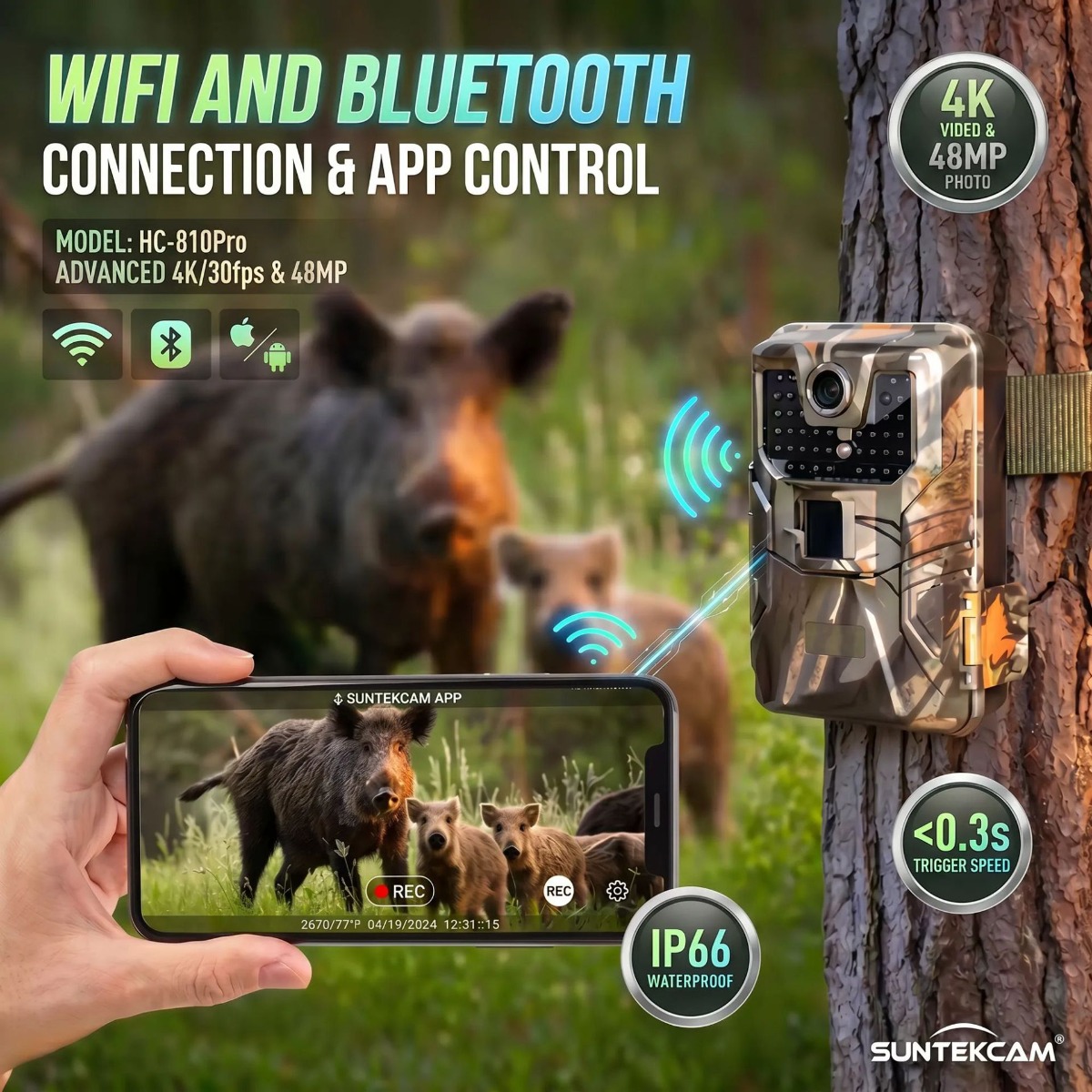 Kamera Berburu Wifi Luar Ruang - Outdoor Hunting Camera Wireless ulasan dan harga