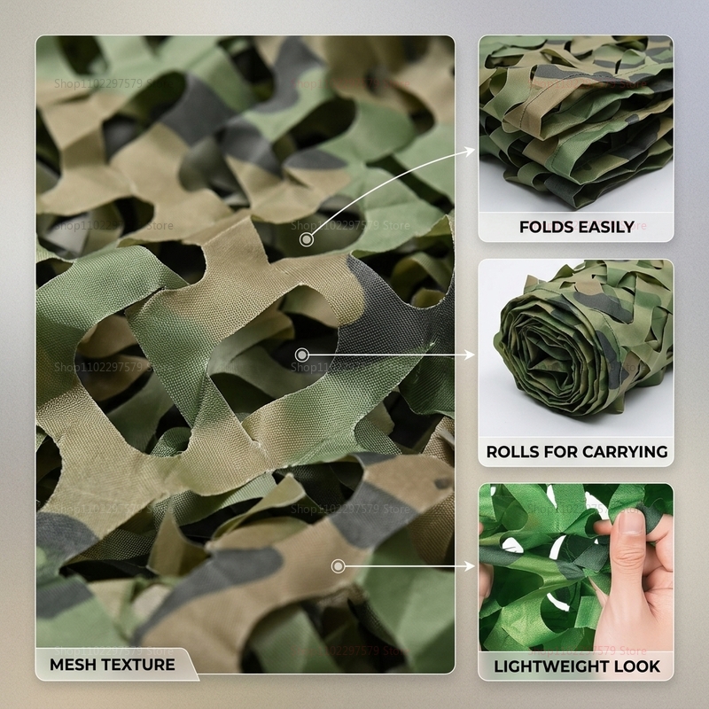 Jaring Kamuflase Hutan Gulunga - Hunting And Camping In Jungle ulasan dan harga